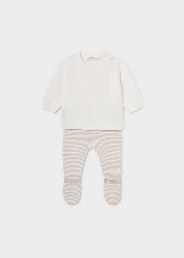 Conj. polaina tricot