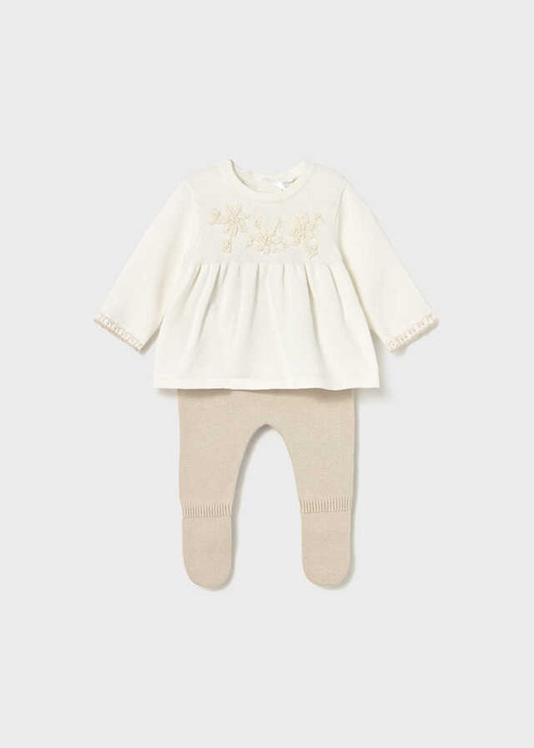 Conj. polaina tricot