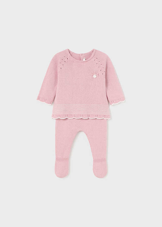 Conj. polaina tricot