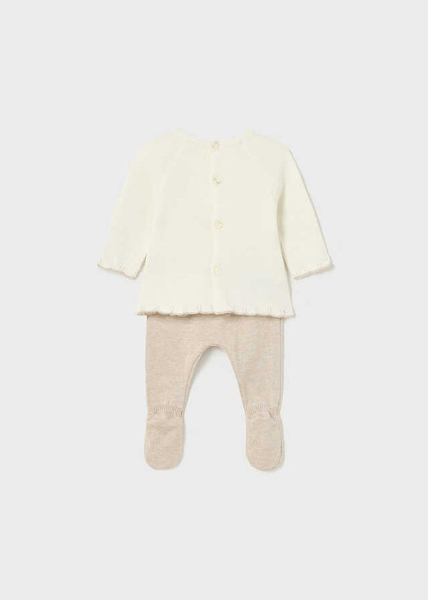 Conj. polaina tricot