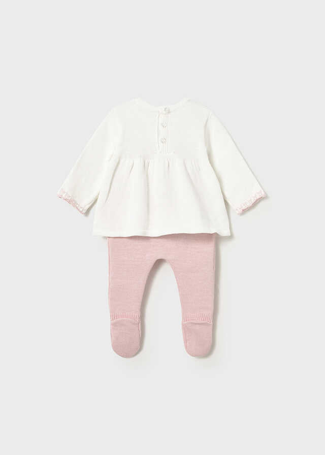 Conj. polaina tricot