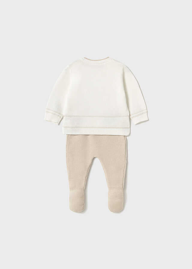 Conj. polaina tricot