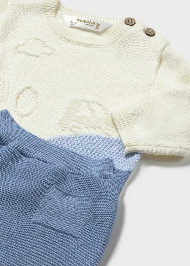 Conj. polaina tricot