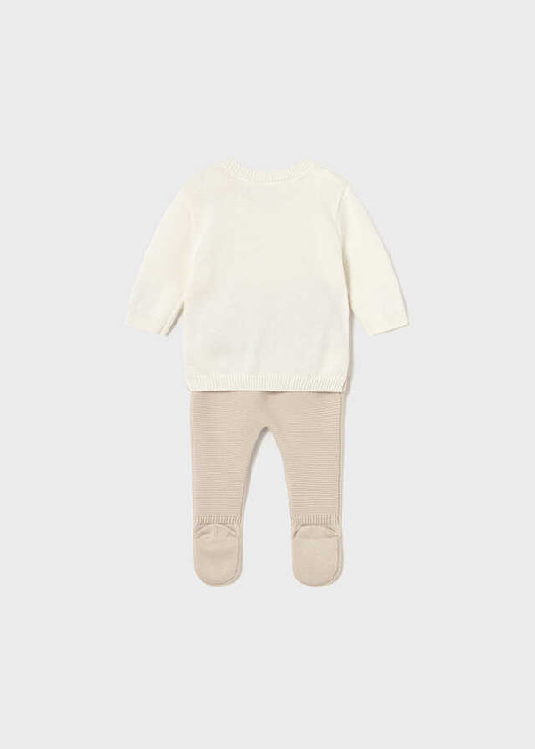 Conj. polaina tricot