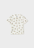 Conj. Polo m/c estampado y Bermuda tirantes