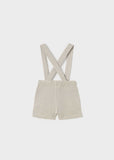 Conj. Polo m/c estampado y Bermuda tirantes