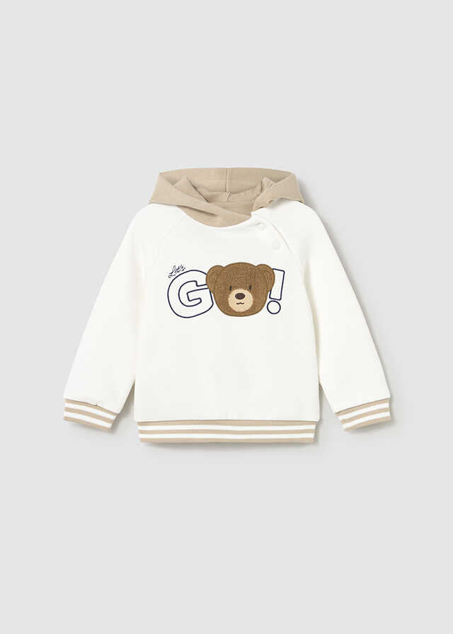 Conj. Pullover capucha y Pantalon punto pana