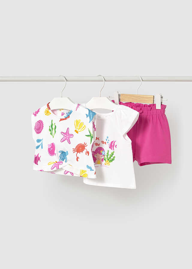 Conj. short 2 camisetas