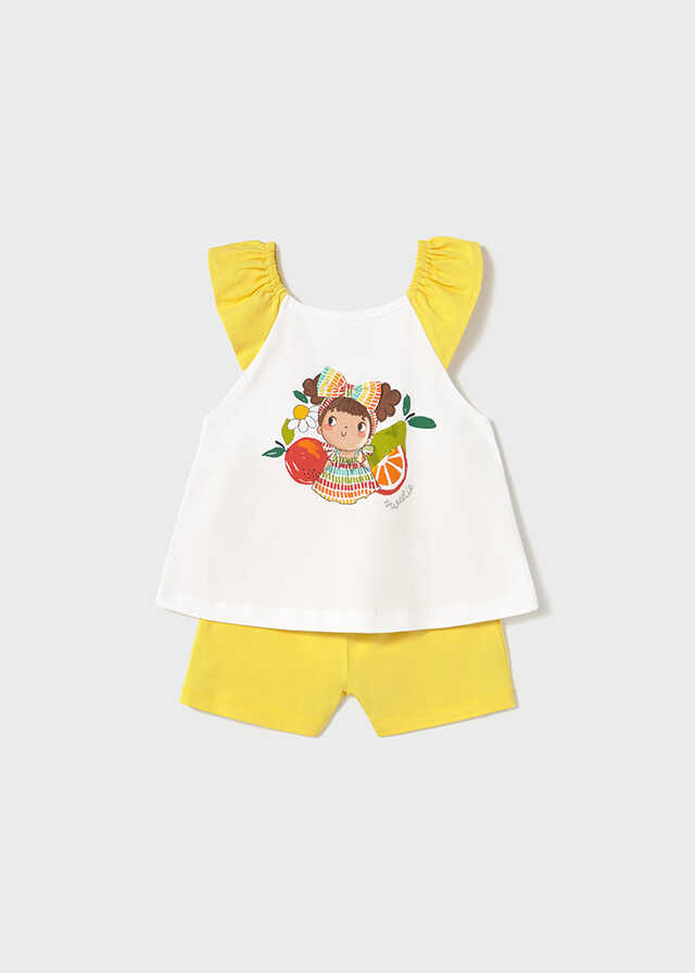 Conj. short aplique