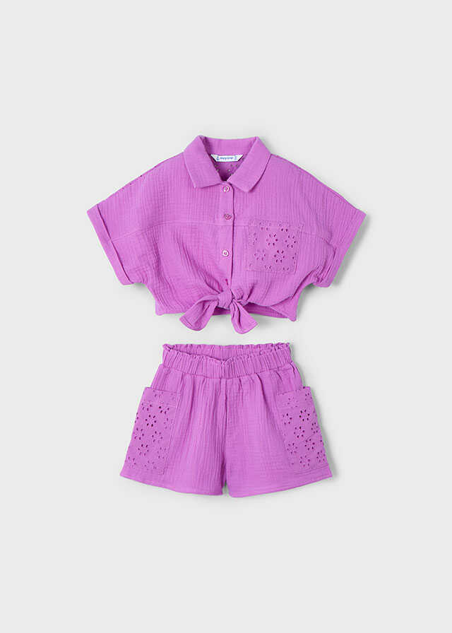 Conj. short perforado