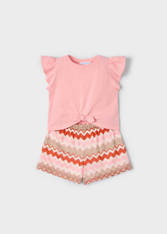 Conj. short punto fantasia