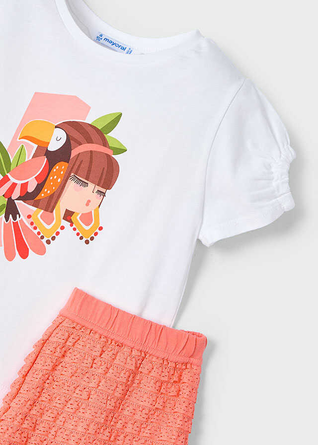 Conj. short punto fantasia