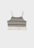 Conj. Top crochet y Pantalon largo punto calado