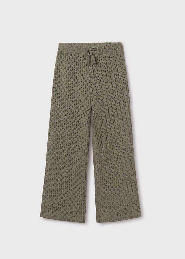 Conj. Top crochet y Pantalon largo punto calado