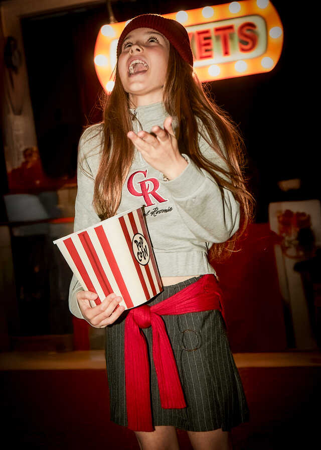 Falda pantalon punto