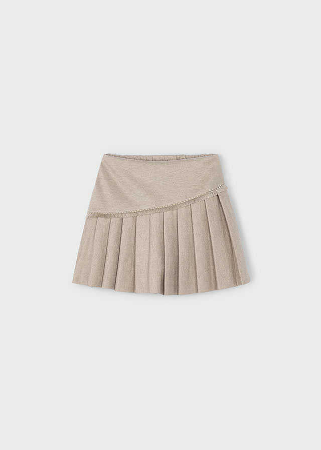Falda pantalon punto plisada