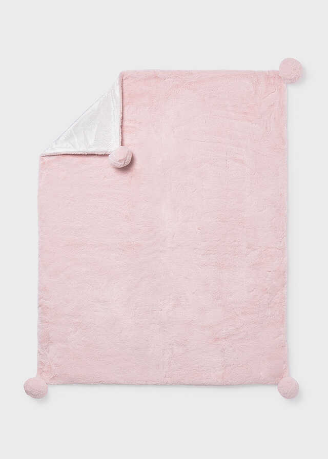 Manta pelo pom pom