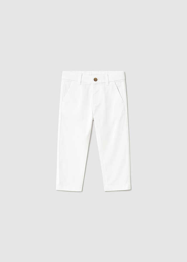 Pantalon chino sarga basico