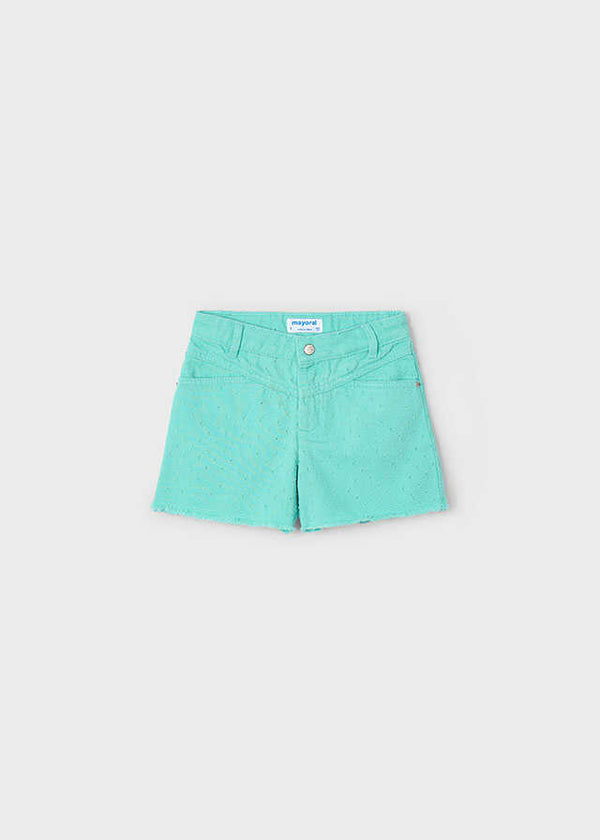 Pantalon corto sarga