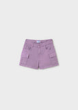 Pantalon corto sarga cargo