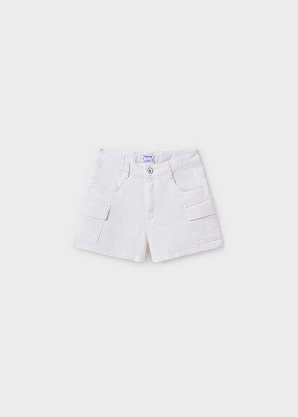 Pantalon corto sarga cargo