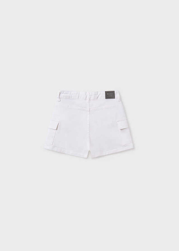 Pantalon corto sarga cargo