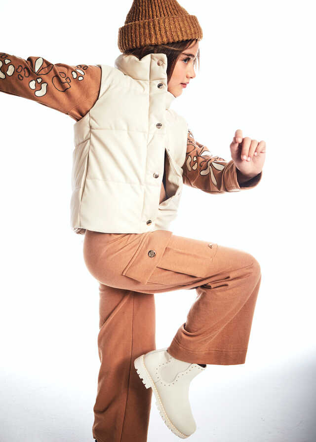 Pantalon felpa cargo