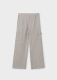 Pantalon largo fluido cargo