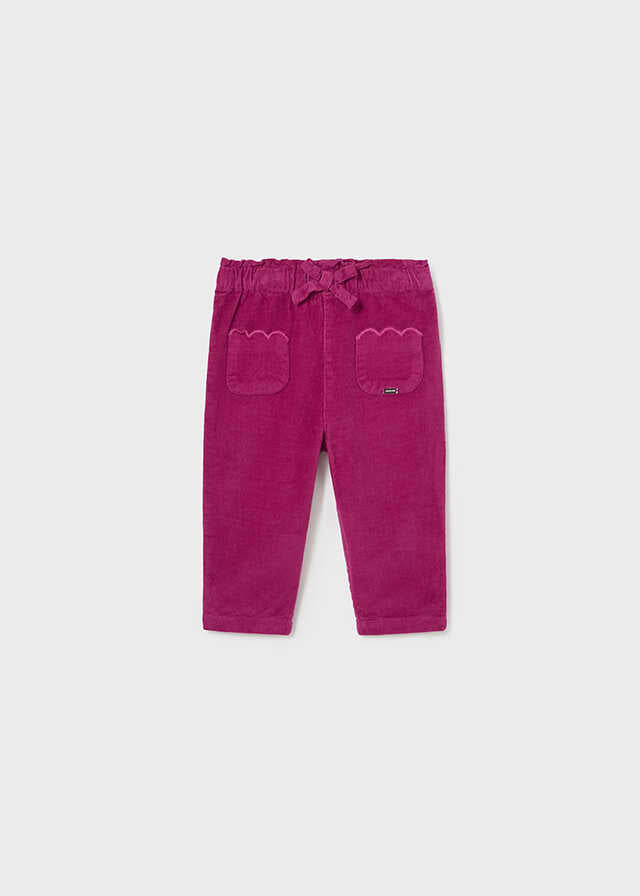 Pantalon largo pana