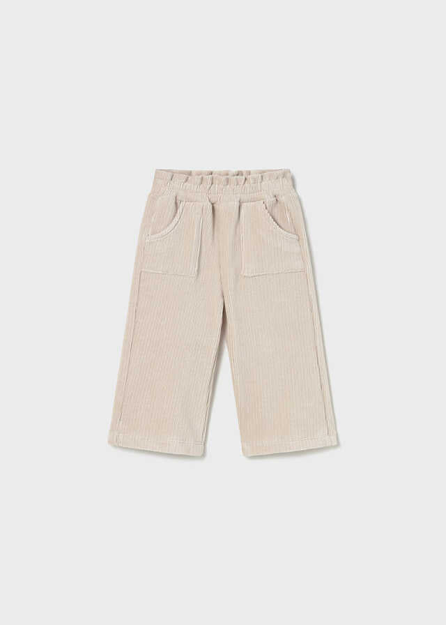 Pantalon largo punto pana