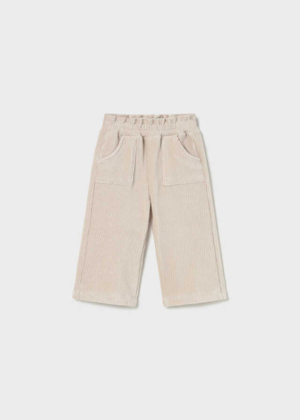Pantalon largo punto pana