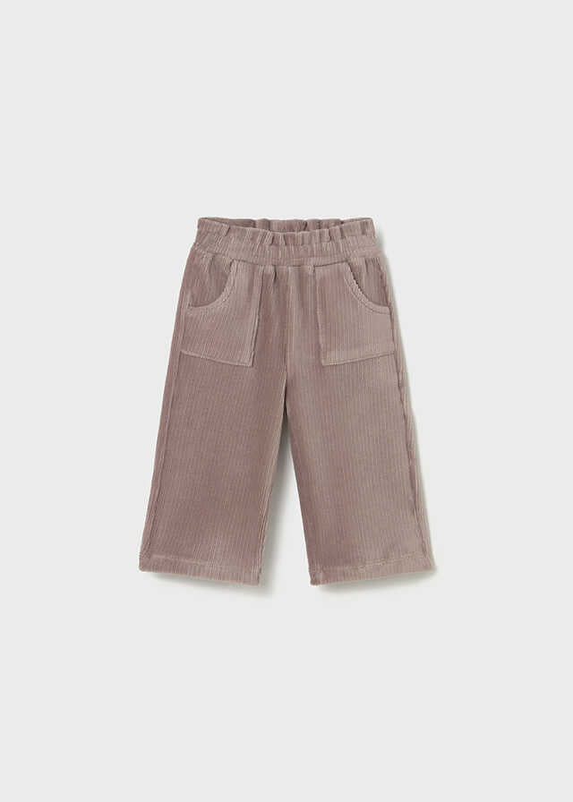 Pantalon largo punto pana