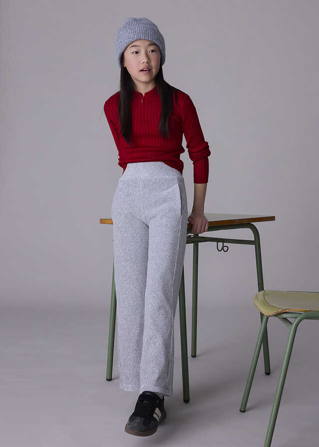 Pantalon largo punto pana