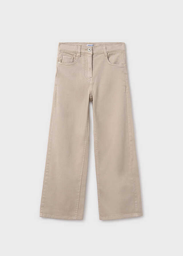 Pantalon largo sarga