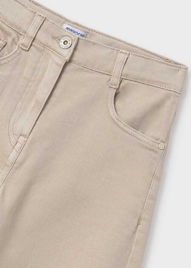 Pantalon largo sarga