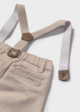 Pantalon largo sarga tirantes