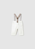 Pantalon largo sarga tirantes