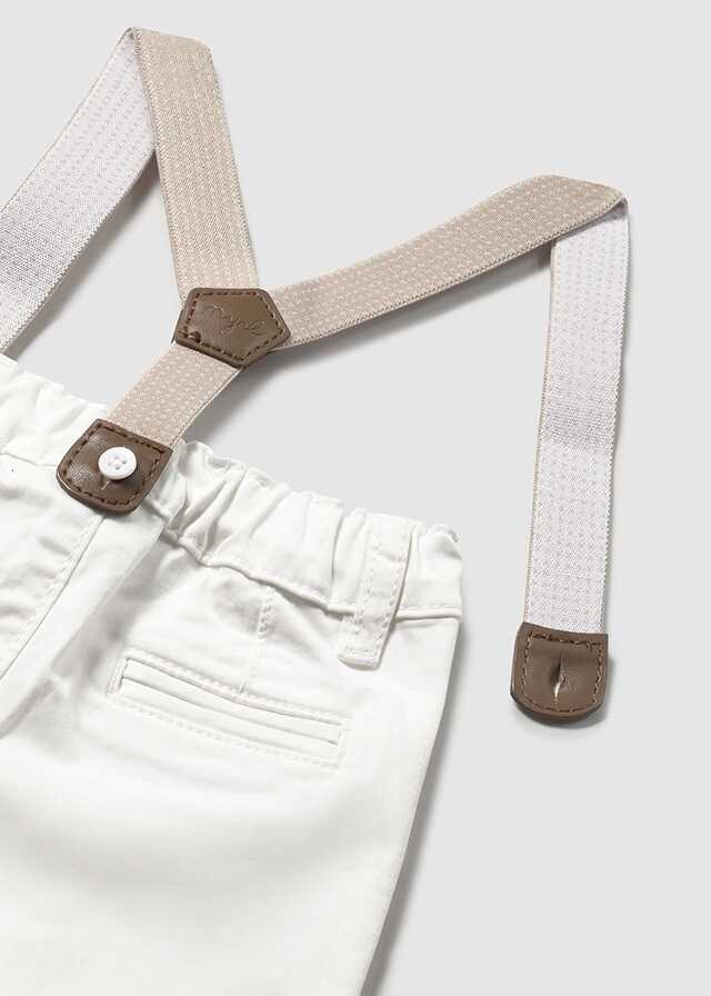 Pantalon largo sarga tirantes