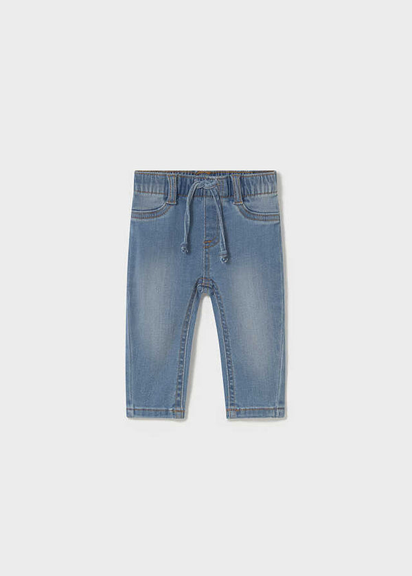 Pantalon largo tejano basico