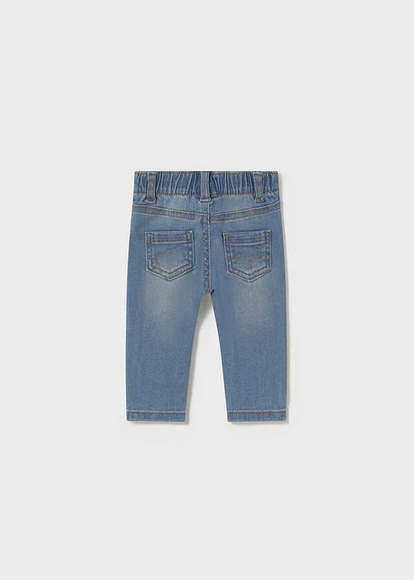 Pantalon largo tejano basico