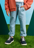 Pantalon lino delavado