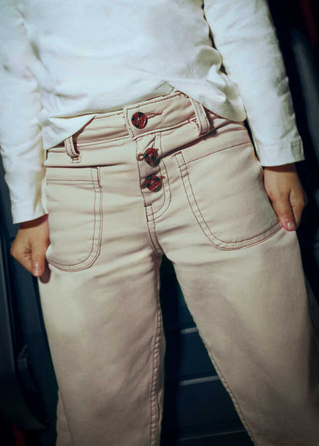 Pantalon sarga marine