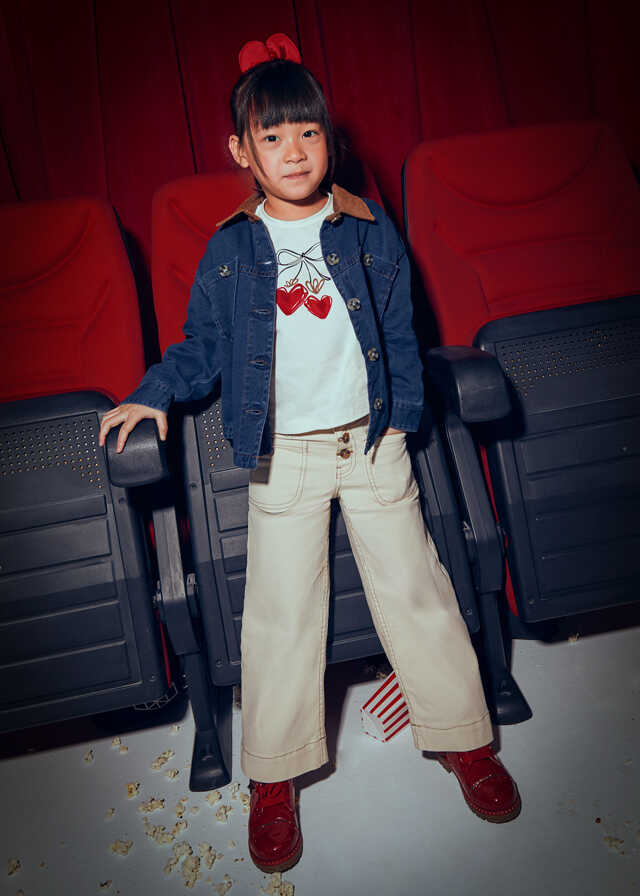 Pantalon sarga marine