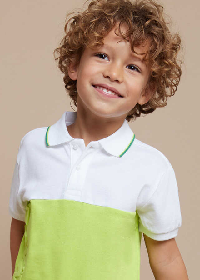 Polo m/c embossed