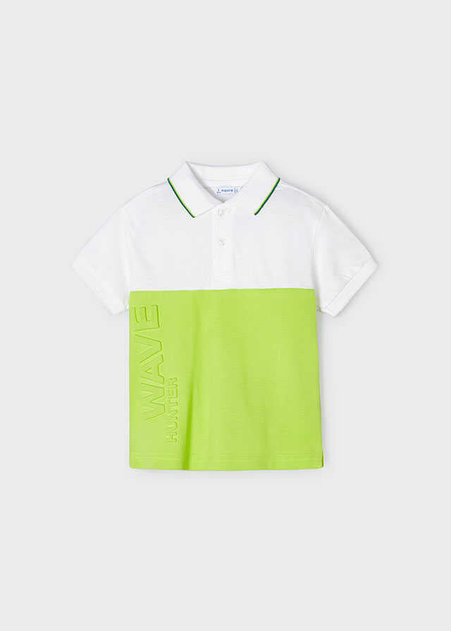 Polo m/c embossed