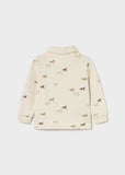 Polo m/l estampado