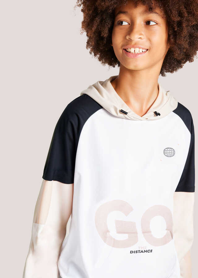 Pullover contrastes