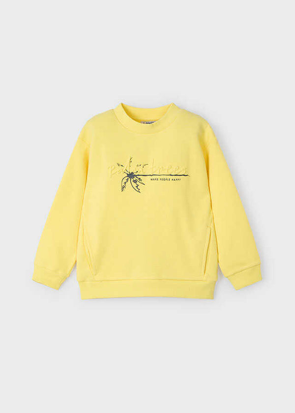 Pullover embossed