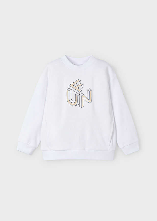 Pullover embossed