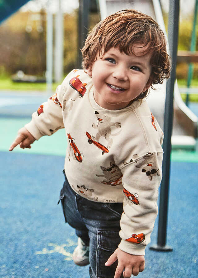 Pullover estampado